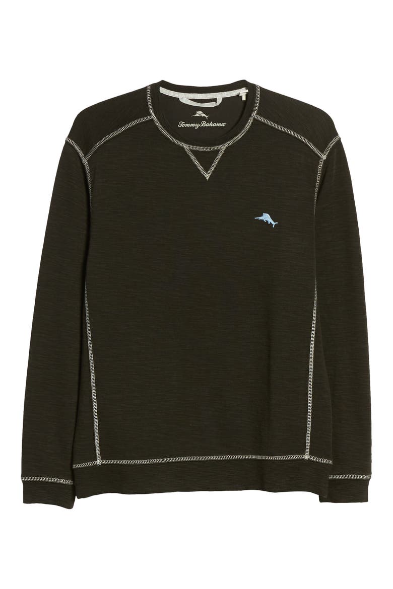 Tomma Bahama Tobago Bay Crewneck Sweatshirt, Alternate, color, BLACK