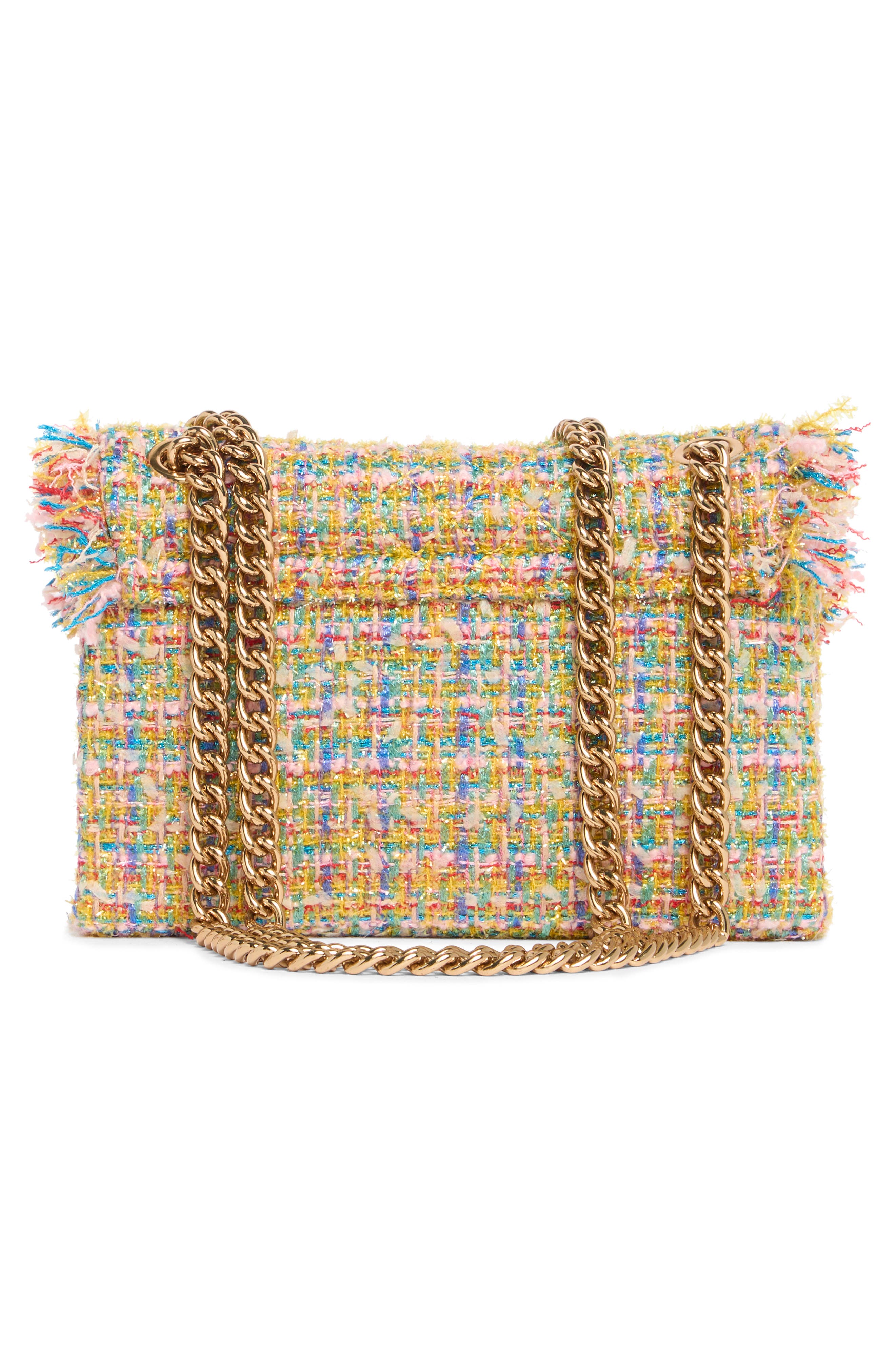 Kurt Geiger London Mini Brixton Tweed Shoulder Bag, Alternate, color, 