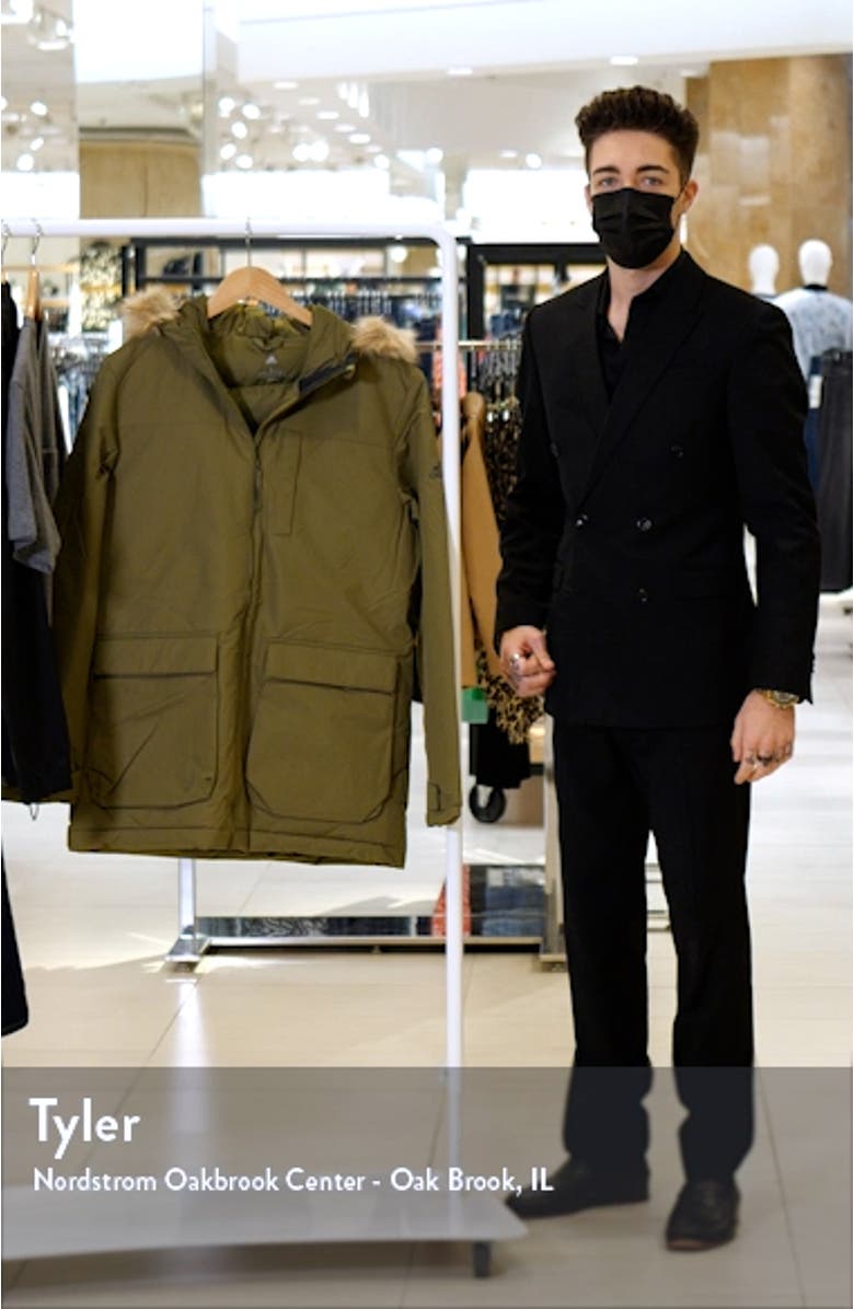 Utilitas Hooded Parka with Faux Fur Trim, sales video thumbnail
