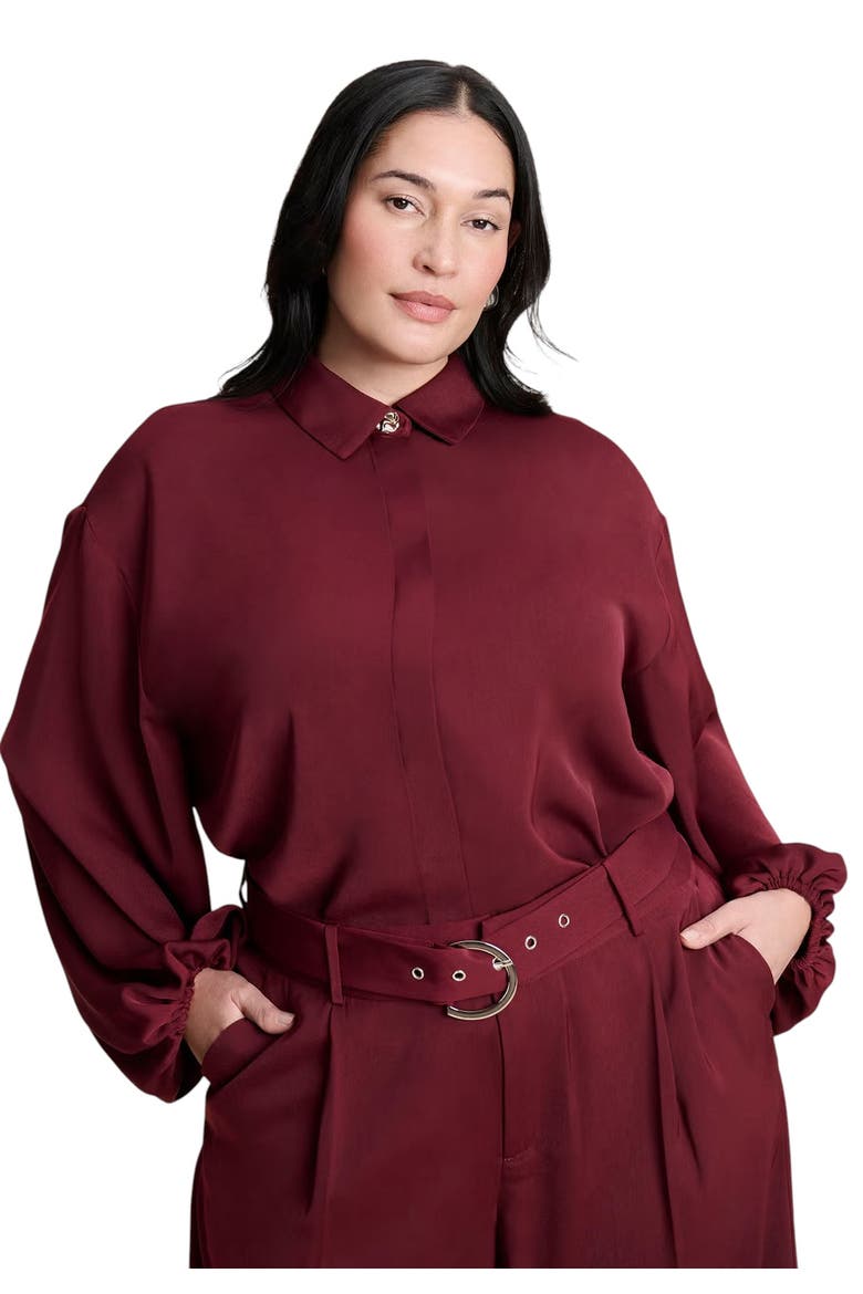 High Low Hem Tunic, Alternate, color, ZINFANDEL