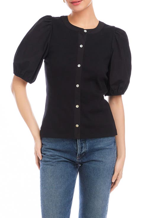 Terryn Mixed Media Top