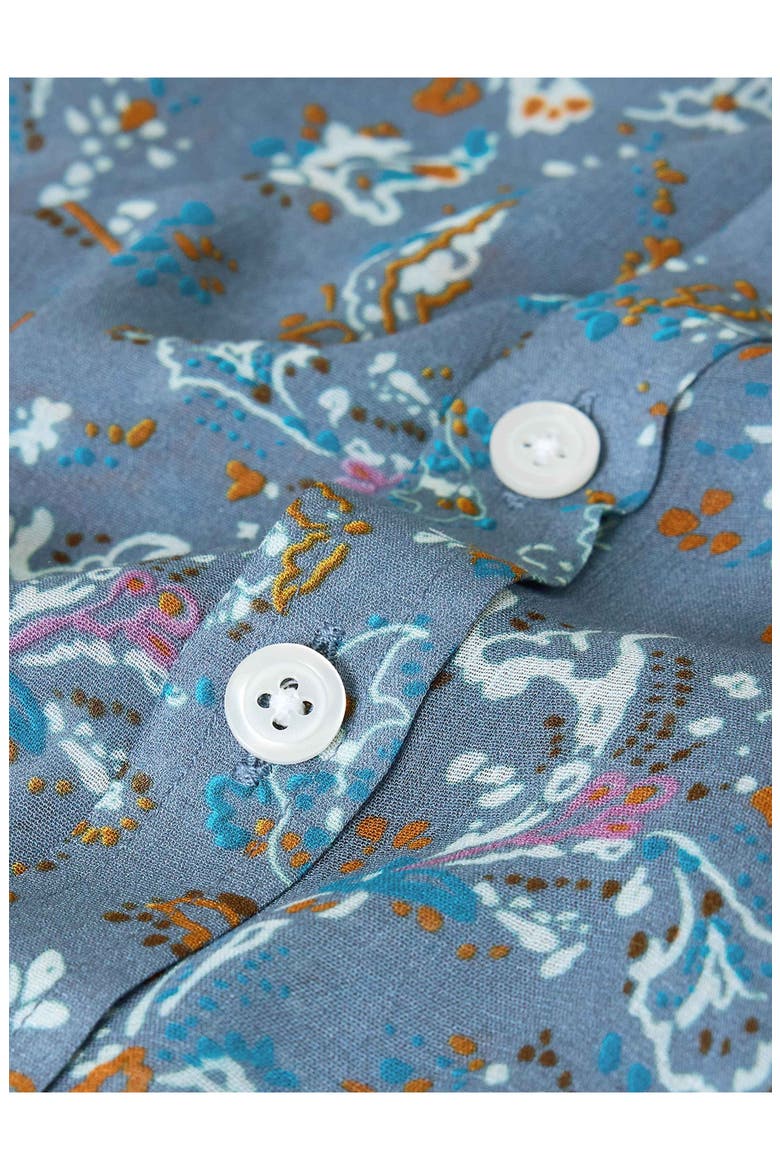 Bucks Button-Up Shirt, Alternate, color, STEEL BLUE