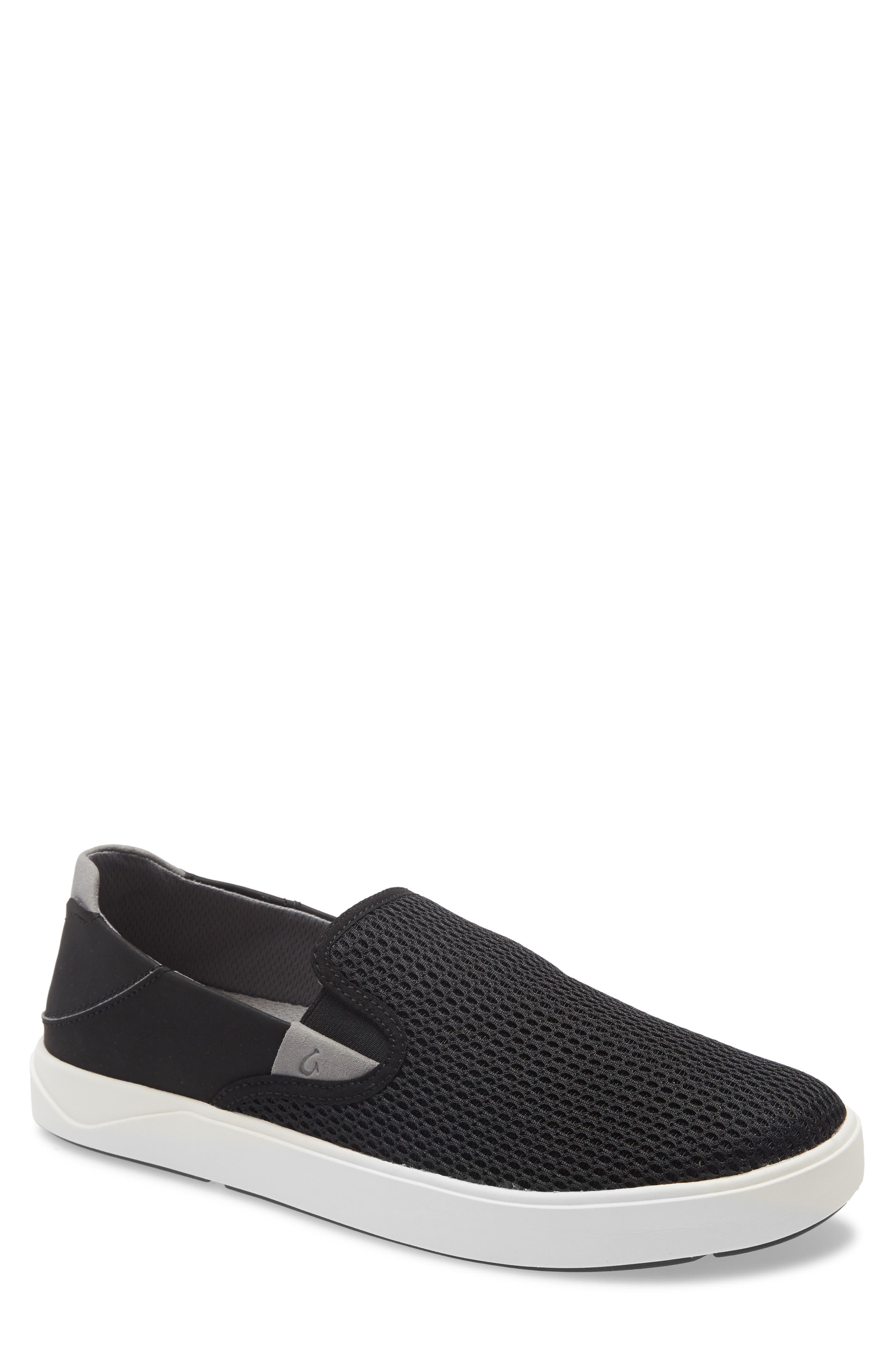 OluKai Lae'ahi Slip-On Sneaker, Main, color, Black/ Black