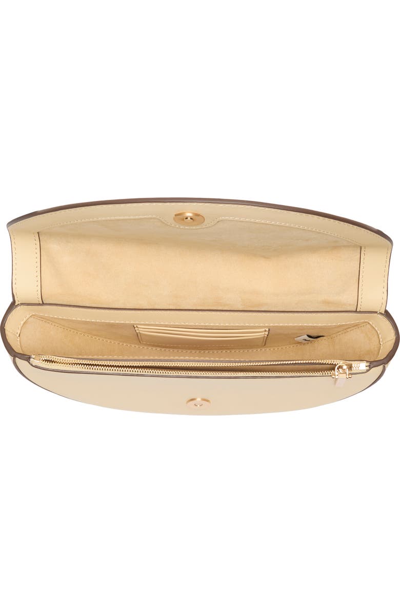 Cult Gaia Azariah Leather Top Handle Bag, Alternate, color, Sabbia