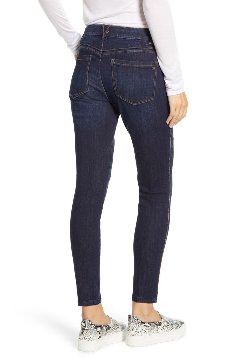 Wit & Wisdom Ab-Solution High Waist Modern Skinny Ankle Jeans, Alternate, color, 