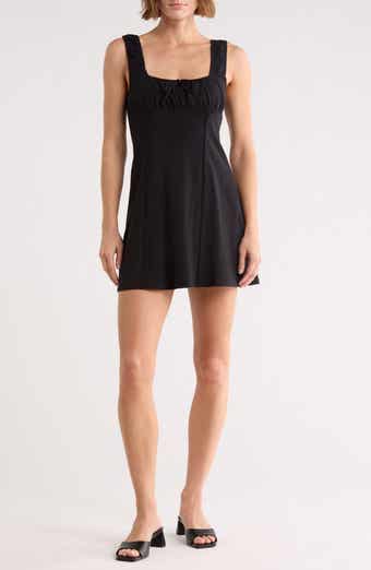 Ruched Bodice Knit Dress