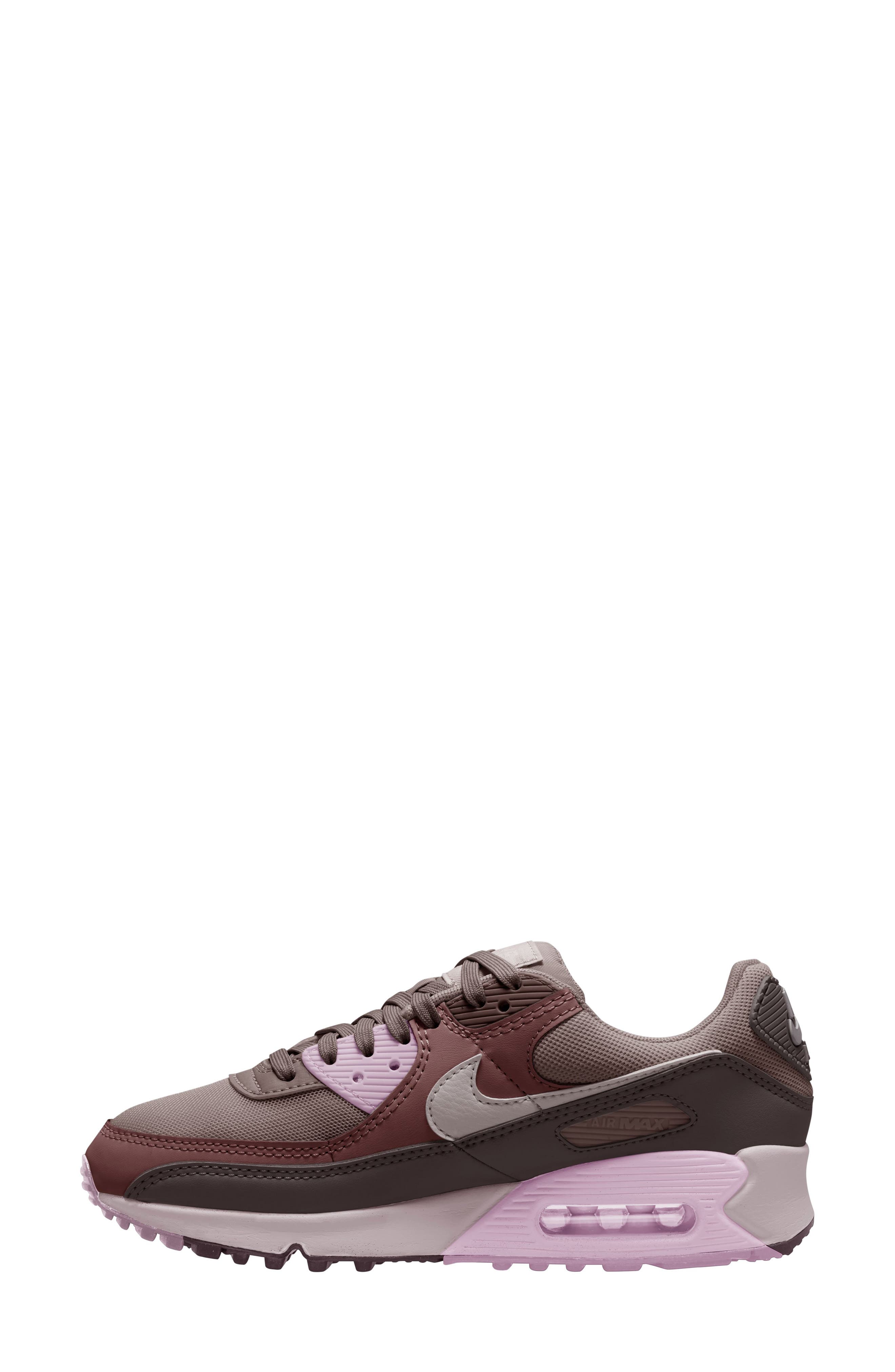 Air Max 90 Sneaker, Alternate, color, SMOKEY MAUVE/ PLATINUM VIOLET