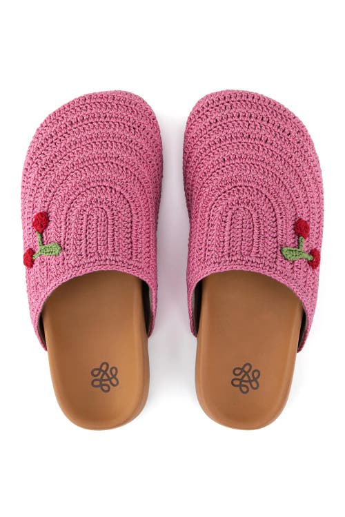 The Sak Bolinas Clog In Pink Cherries