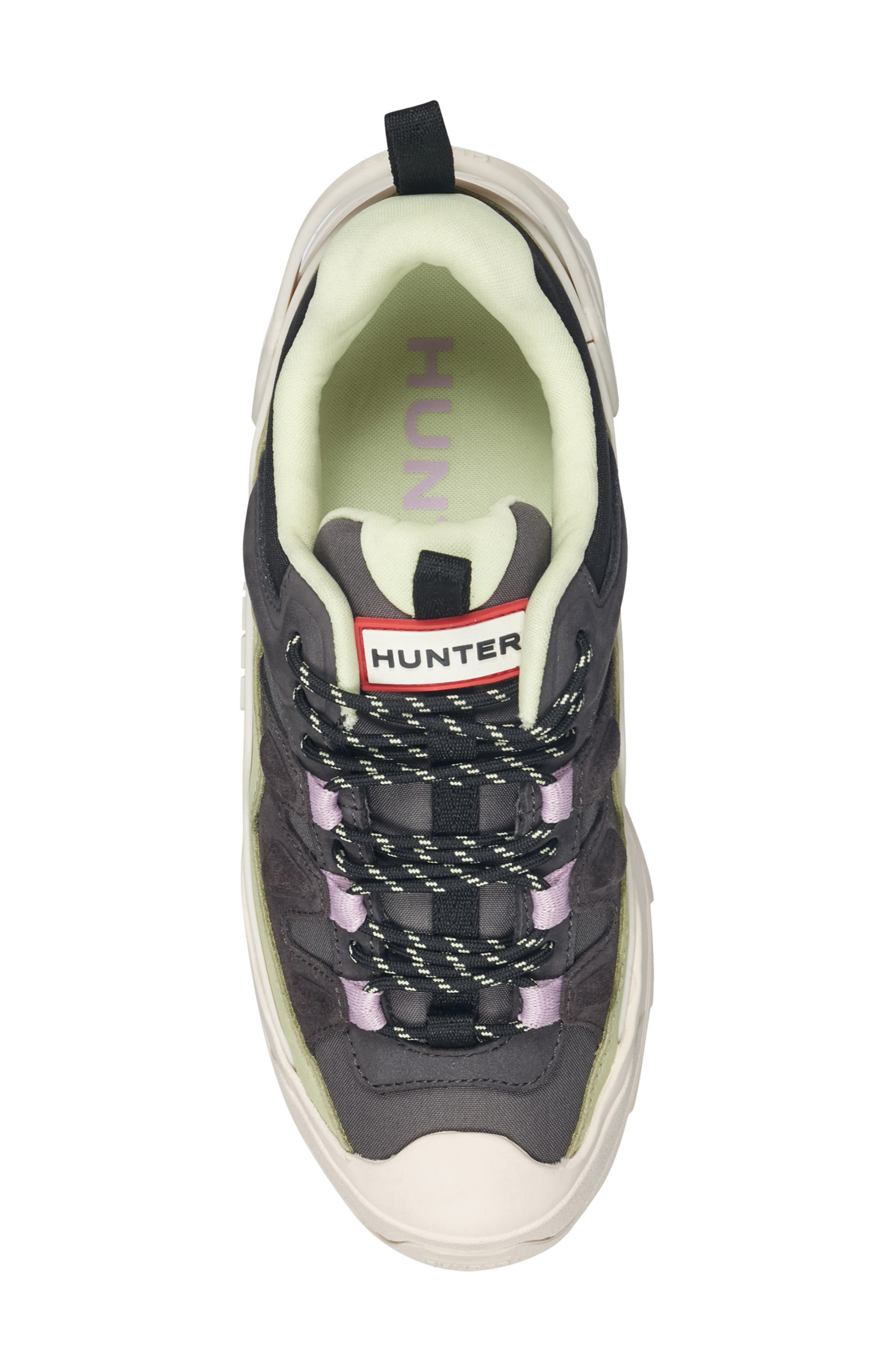 Hunter Nicia Waterproof Sneaker, Alternate, color, Black