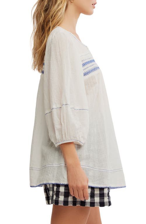 FREE PEOPLE FREE PEOPLE DYLAN SMOCKED TUNIC 