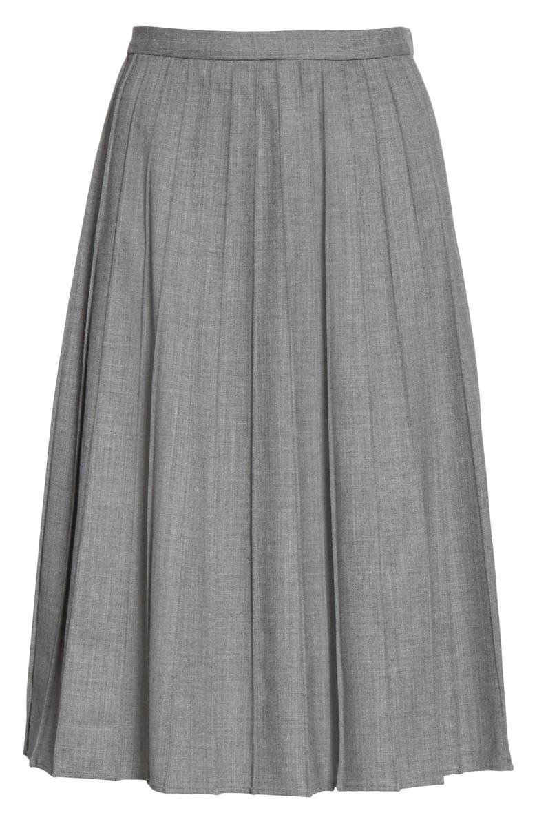Michael Kors Collection Pleated A-Line Skirt, Alternate, color,