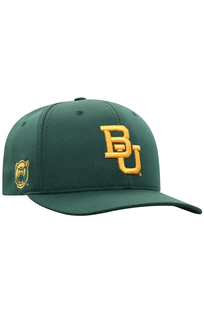 TOP OF THE WORLD Men's Top of the World Green Baylor Bears Reflex Flex Hat, Alternate, color, Green