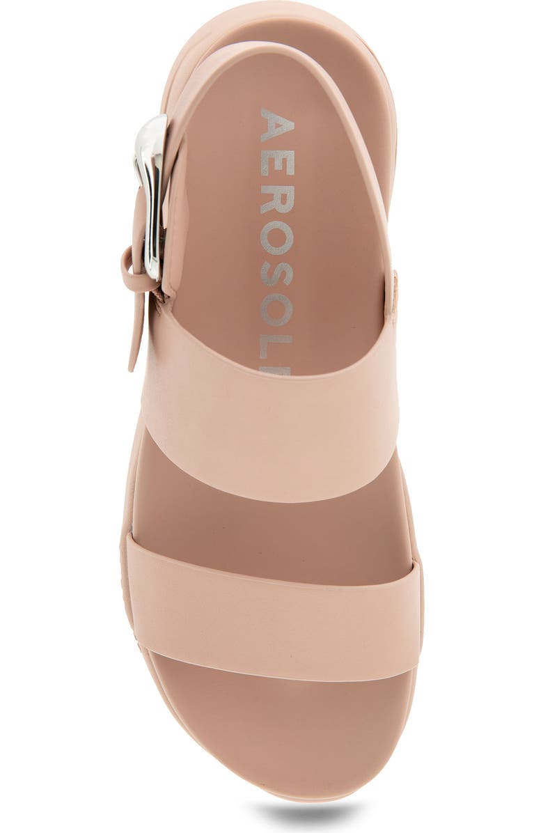Aerosoles Hari Platform Sandal, Alternate, color, Cipria Faux Leather