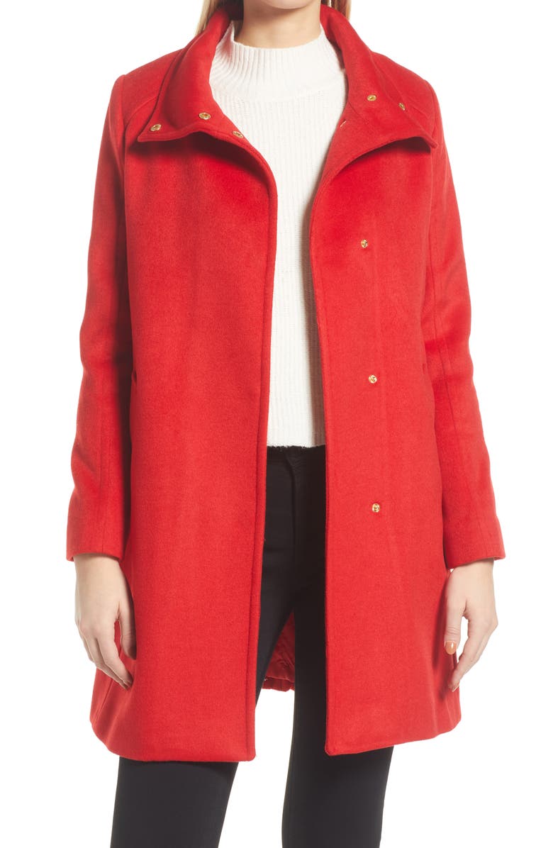 Cole Haan Signature Women's Stand Collar Coat, Main, color, 
