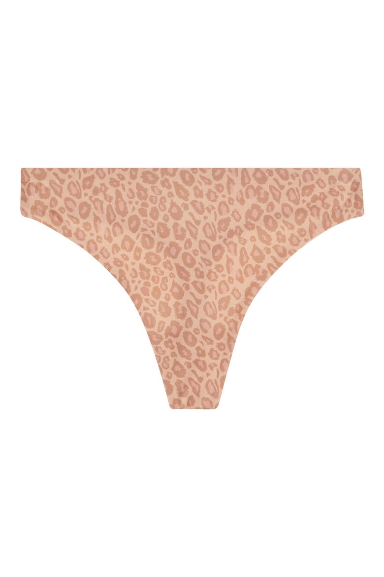 Soft Stretch Thong, Alternate, color, LEOPARD PRINTDNU