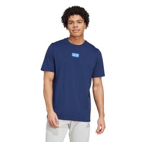 Men's adidas Blue Arsenal Jersey Hook T-Shirt