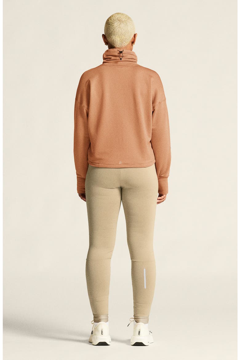 Subz Turtleneck Jersey Sweatshirt, Alternate, color, SYRUP