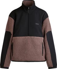 SKIMS Faux Shearling Half Zip Pullover