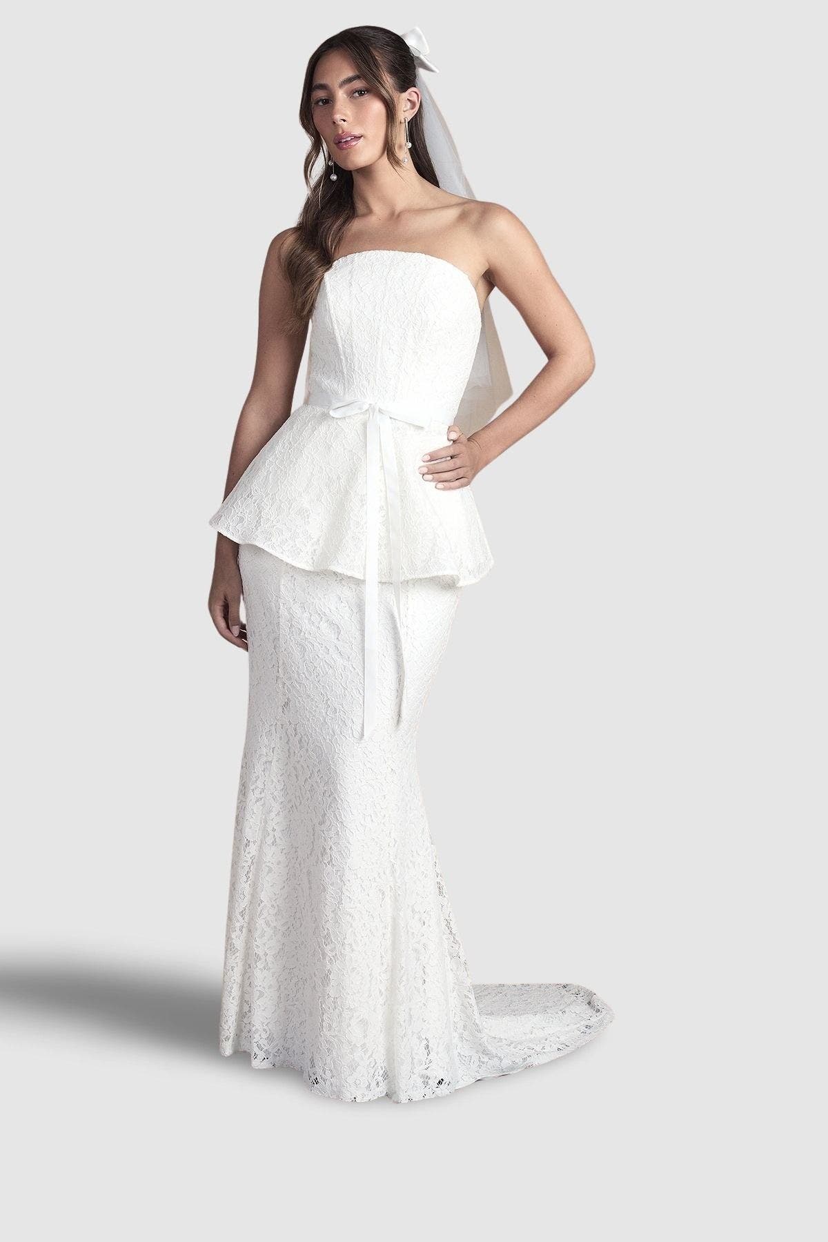 Lace Bridal Maxi Skirt - image 2