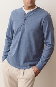 Marine Layer Luxe Organic Cotton Jersey Henley