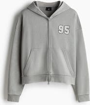 H&M Oversized Fit Boxy Zip-through Hoodie