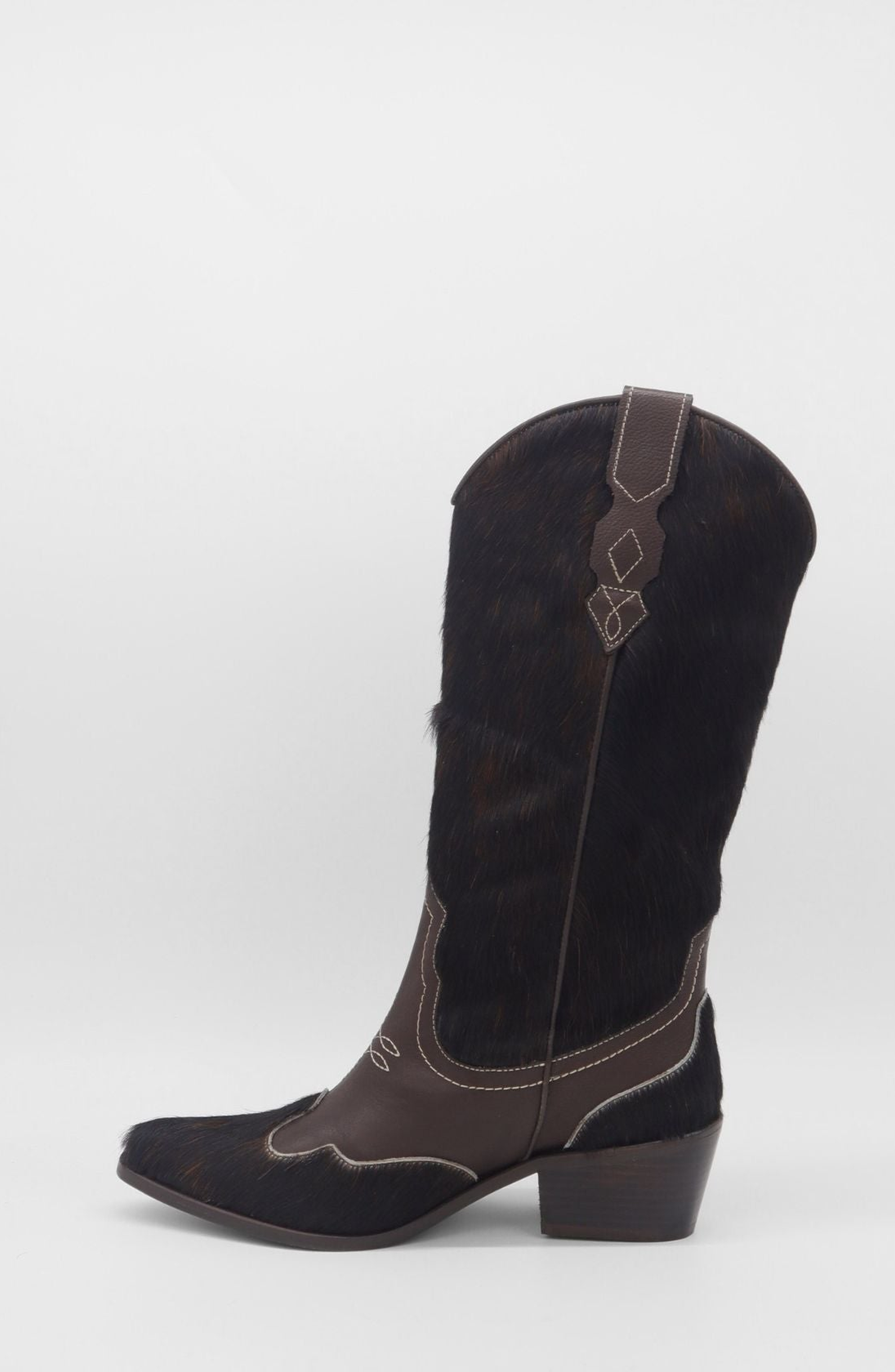 Leggenda Western Cowboy Boots, Alternate, color, Brown Cowhide