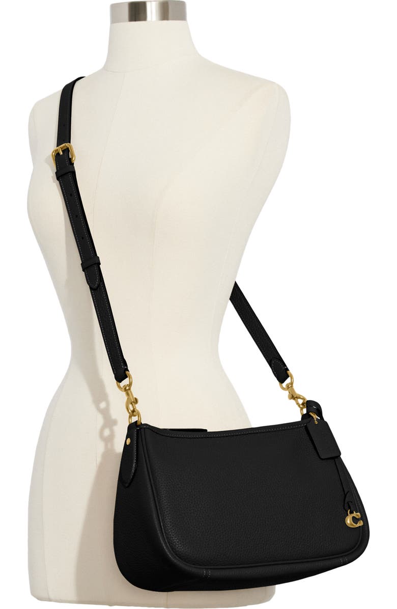COACH Cary Soft Pebbled Leather Crossbody Bag, Alternate, color,