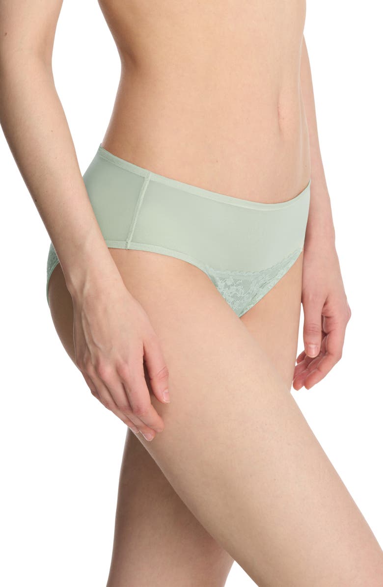 Natori Cherry Blossom Girl Brief, Alternate, color, Meadow