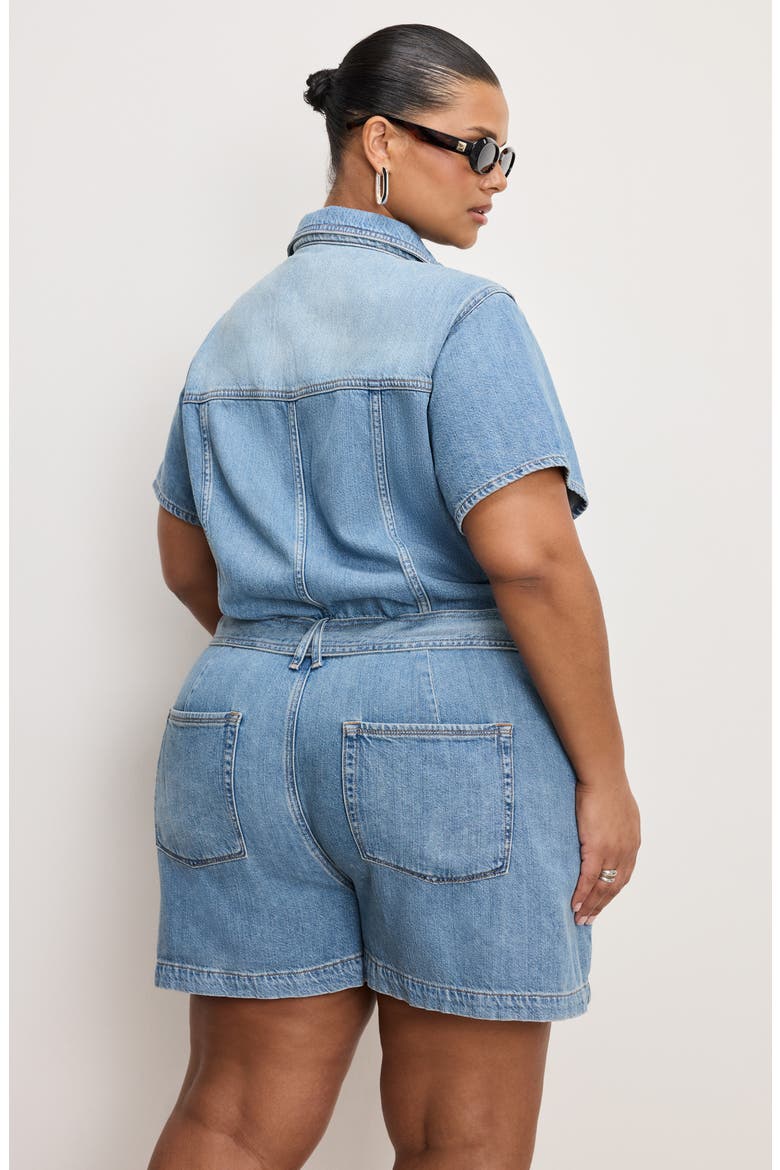 Fit for Success Denim Romper, Alternate, color, INDIGO786