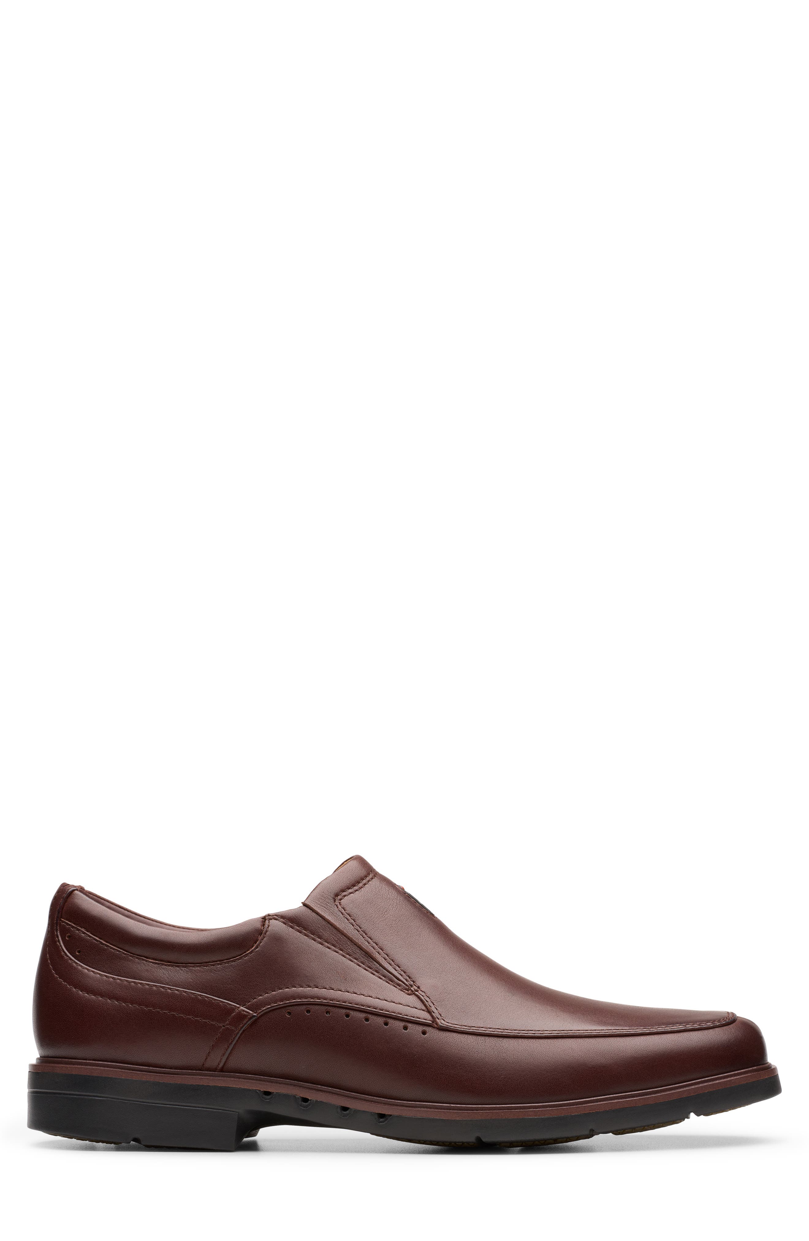 Un Kendric Go Leather Loafer, Alternate, color, MAHOGANY LEATHER