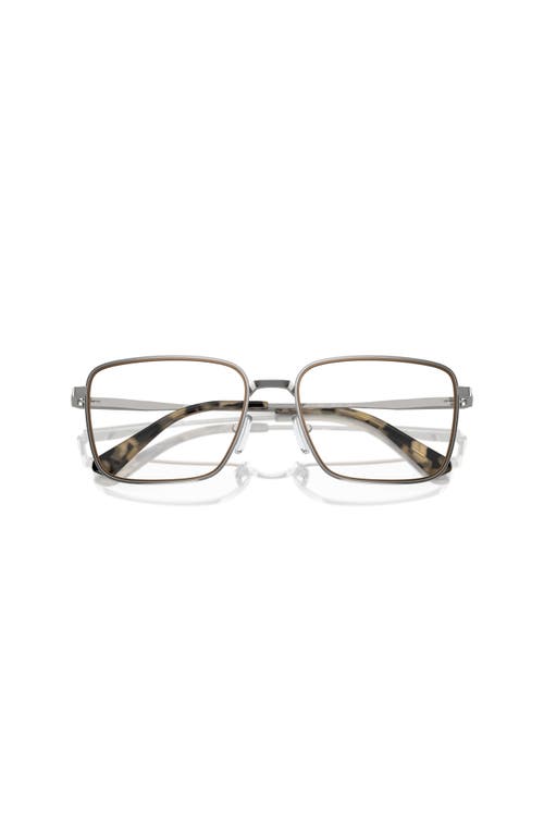 Michael Kors 56mm Rectangle Optical Glasses In Gold