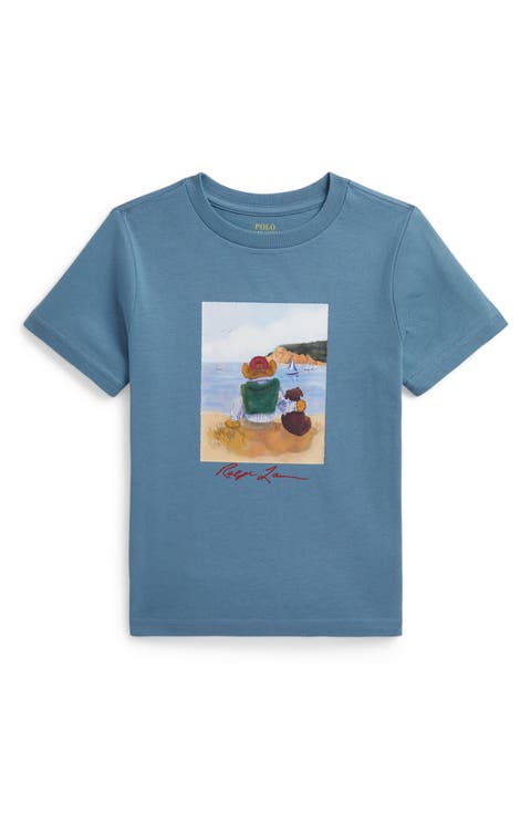 Kids' Polo Bear Cotton Graphic T-Shirt (Toddler & Little Kid)