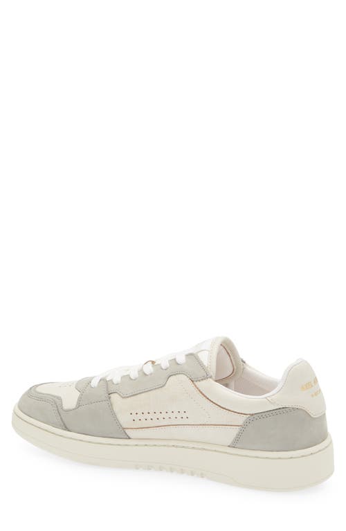 Axel Arigato Dice Lo Nubuck And Leather Sneakers In Beige/light Grey