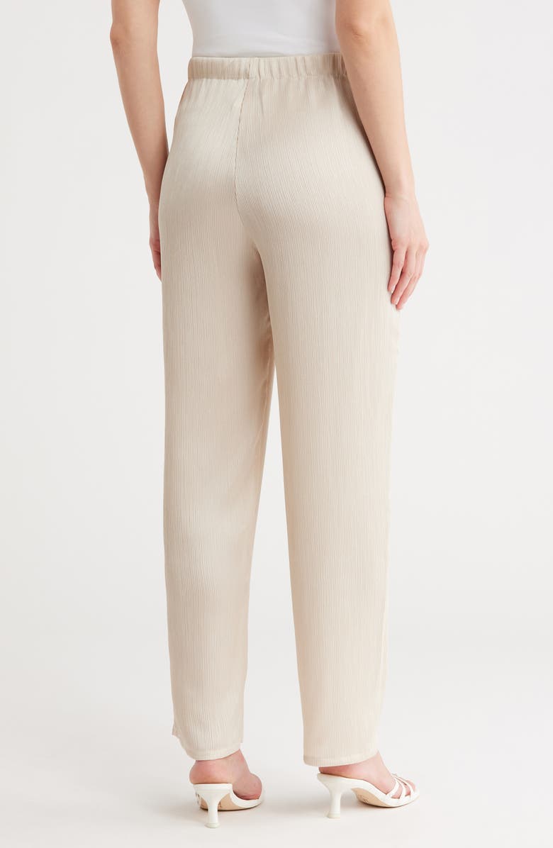 Calvin Klein Plissé Pants, Alternate, color, Sandshell
