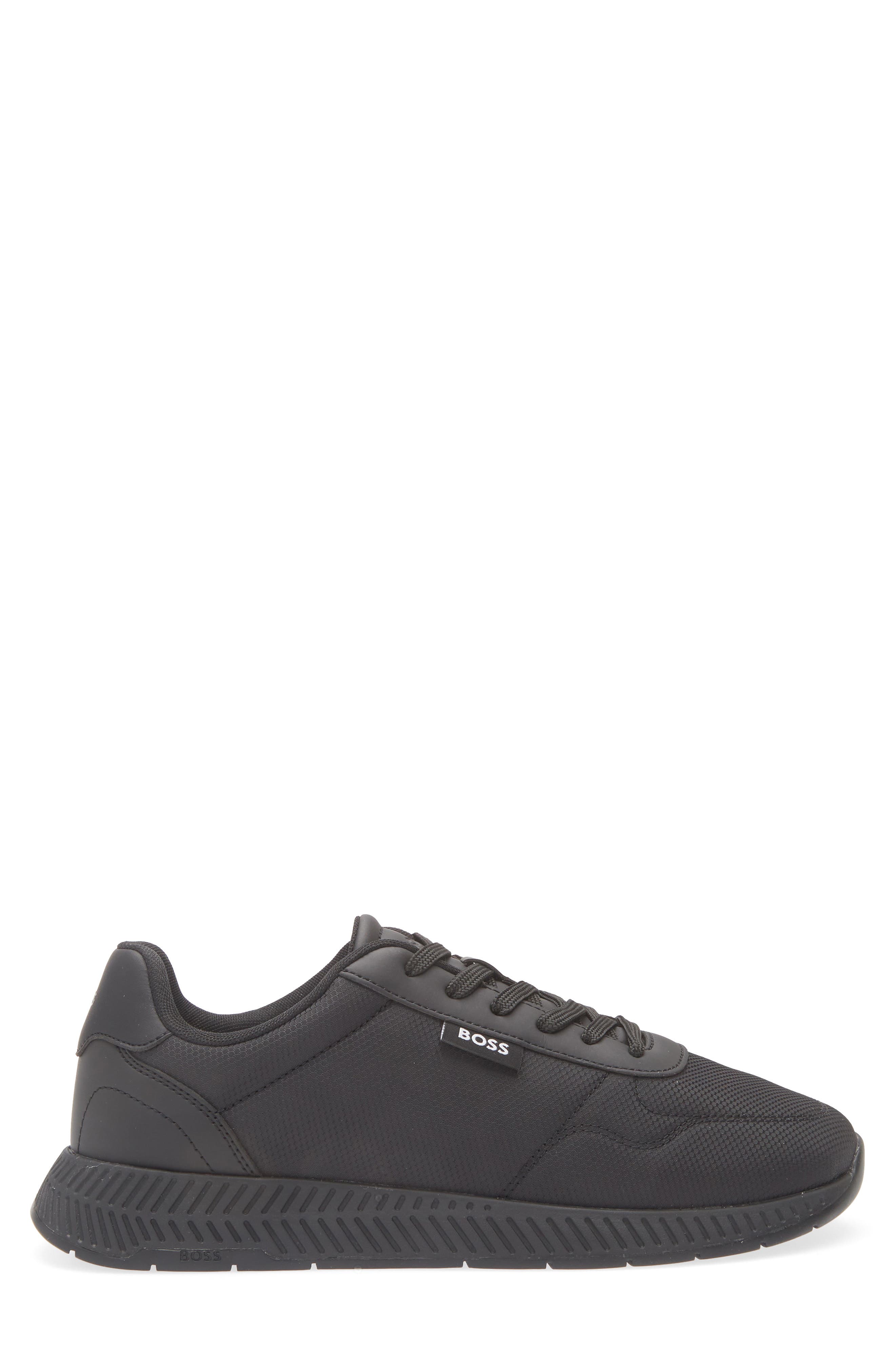 BOSS Titanium Runn Sneaker, Alternate, color, Black