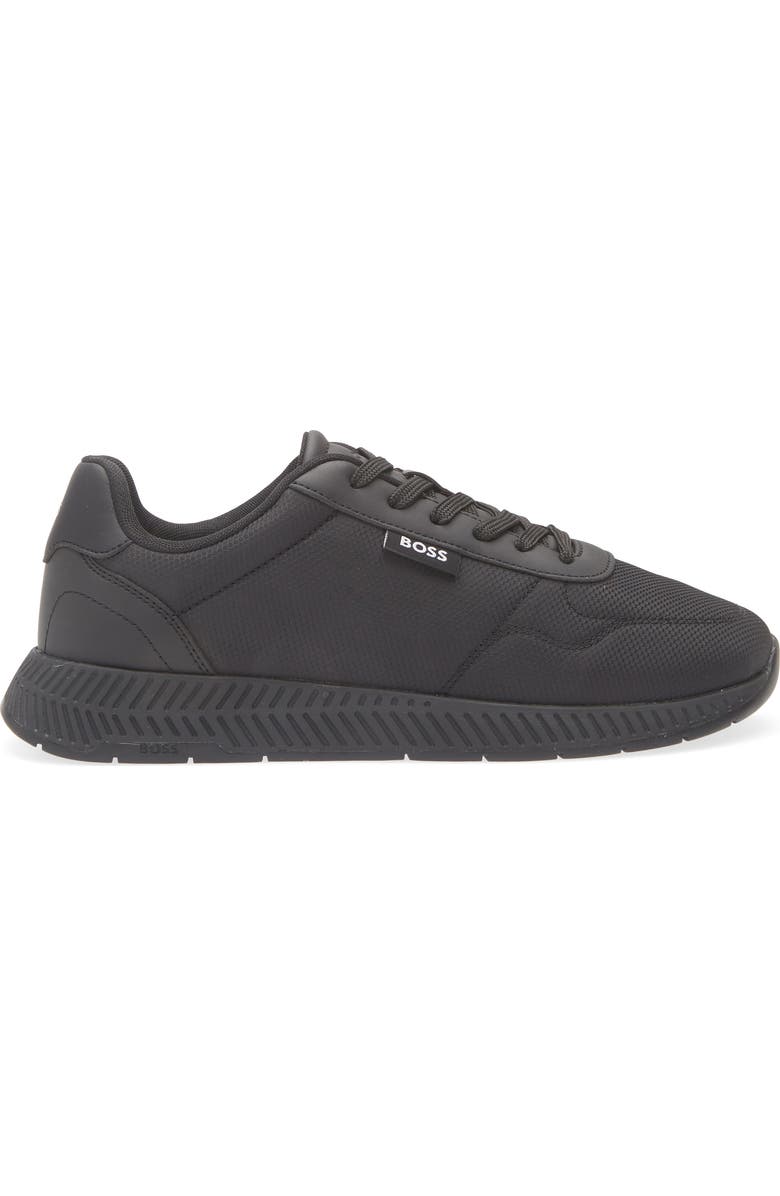 BOSS Titanium Runn Sneaker, Alternate, color, Black