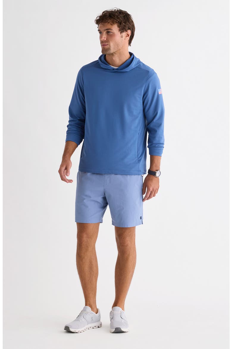Clubhouse Performance Hoodie, Alternate, color, AMERICANA MOONSHINE