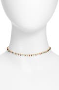 VIDAKUSH Rainbow Cluster Choker Necklace
