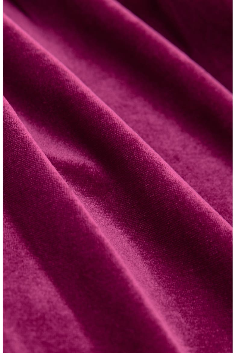 Square Neck Velvet Minidress, Alternate, color, PINK