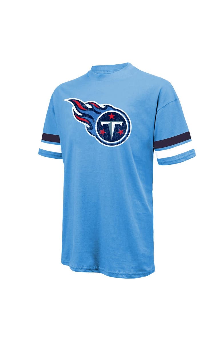 Majestic Threads Men's Majestic Threads Cam Ward Light Blue Tennessee Titans 2025 NFL Draft First Round Pick Oversized T-Shirt, Alternate, color, Light Blue