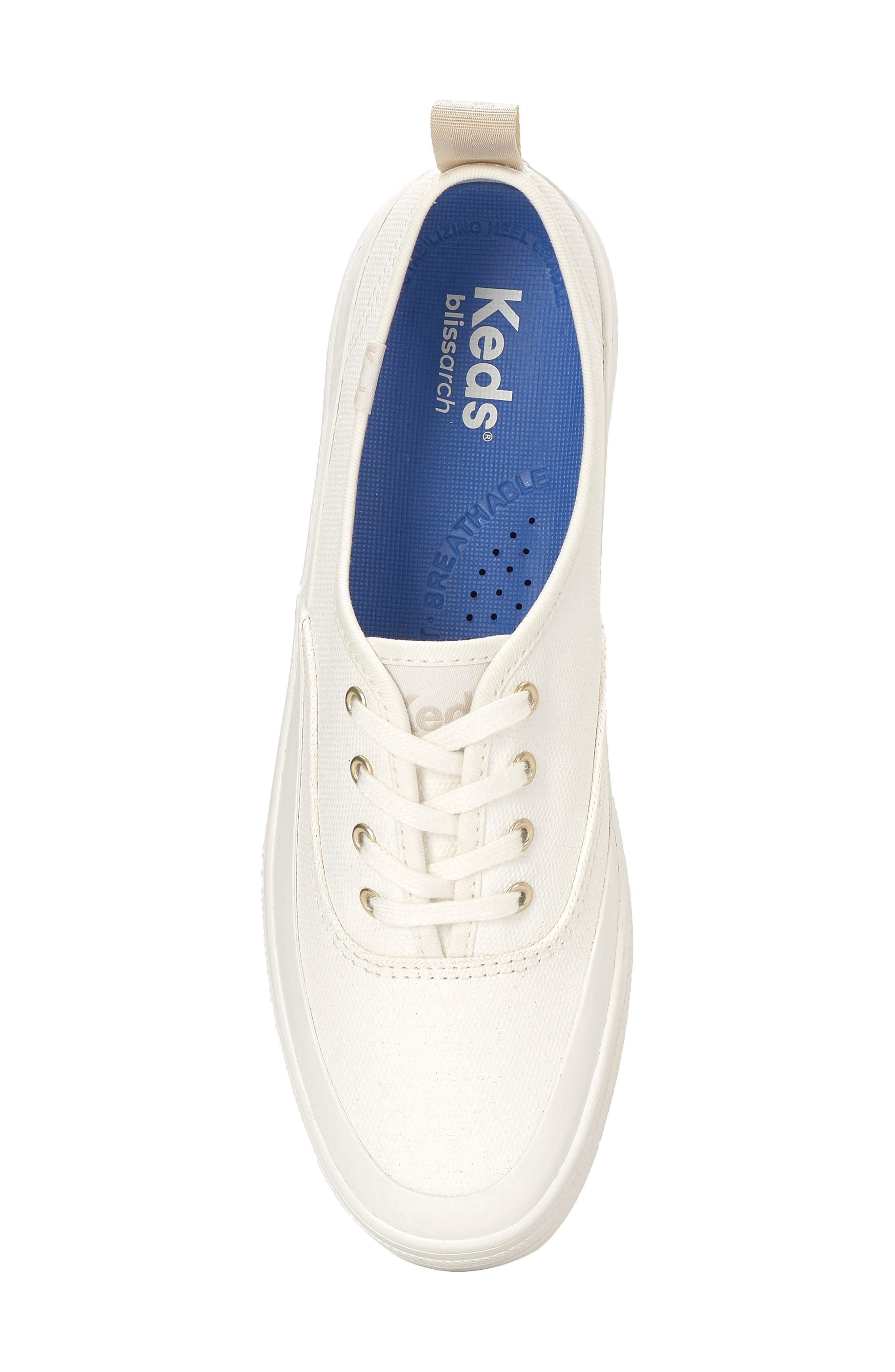 Lace-Up Sneaker, Alternate, color, SNOW WHITE