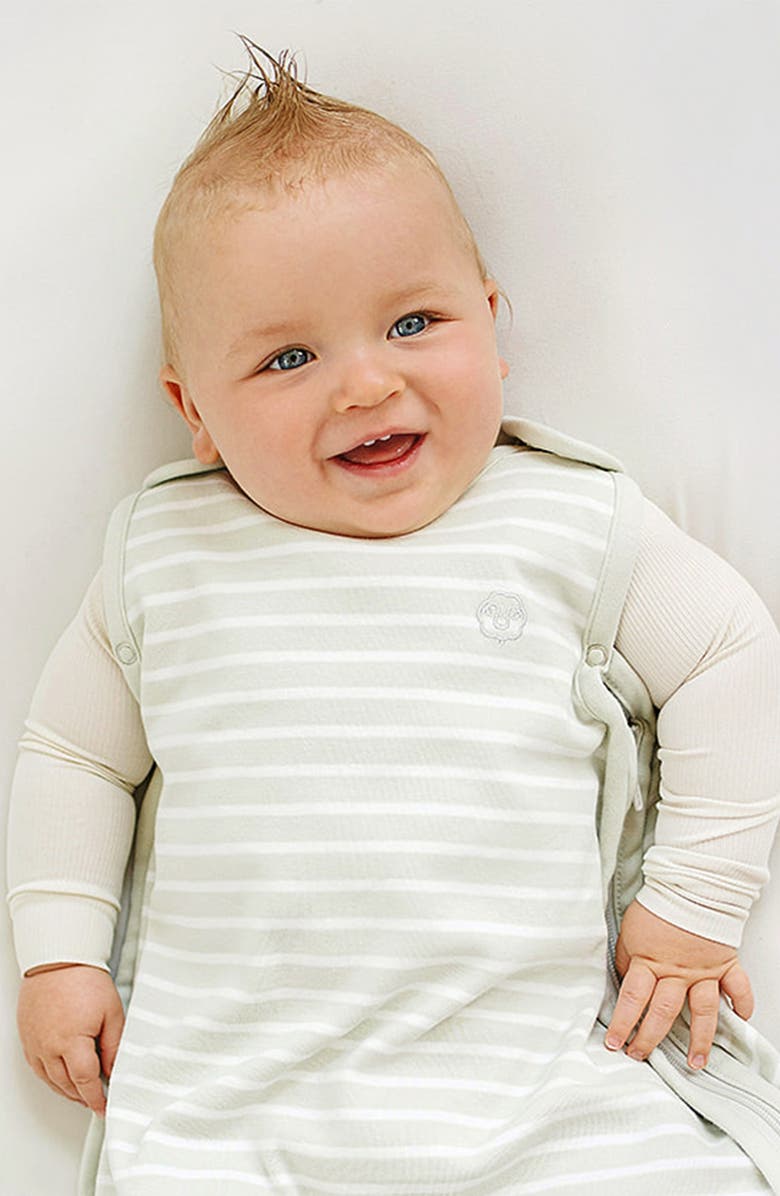 WOOLINO 4 Season Ultimate Organic Cotton & Merino Wool Wearable Blanket, Alternate, color, Birch Gray