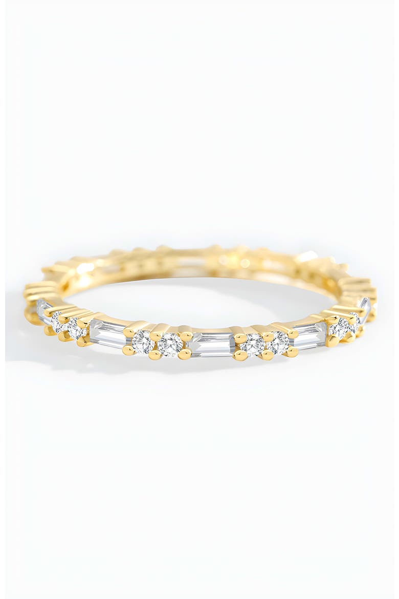 Baguette Gemstone Stacking Ring, Alternate, color, Gold