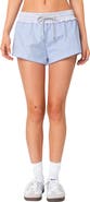 EDIKTED Riva Stripe Drawstring Shorts