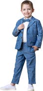 Hope & Henry Boys' Organic Chambray Suit Pant, Kids