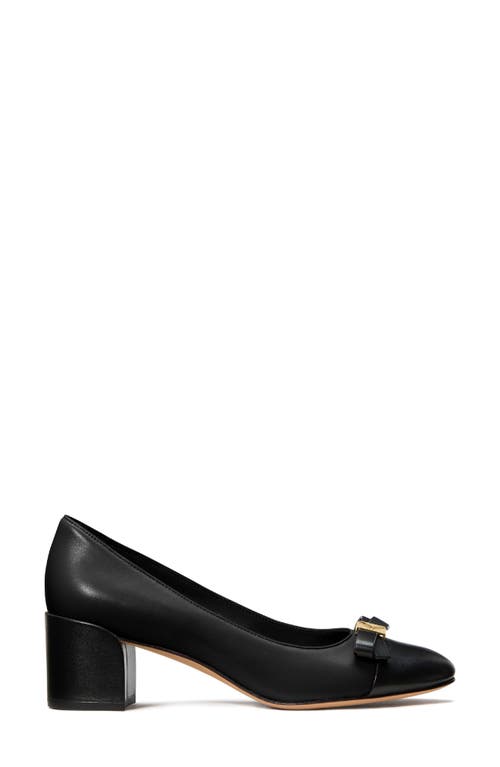Kate Spade New York Deco Bow Ballet Cap Toe Pump In Black