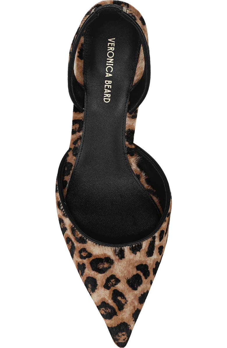 Veronica Beard Caroline 2 Genuine Calf Hair Pointed Toe Pump, Alternate, color, Leopard