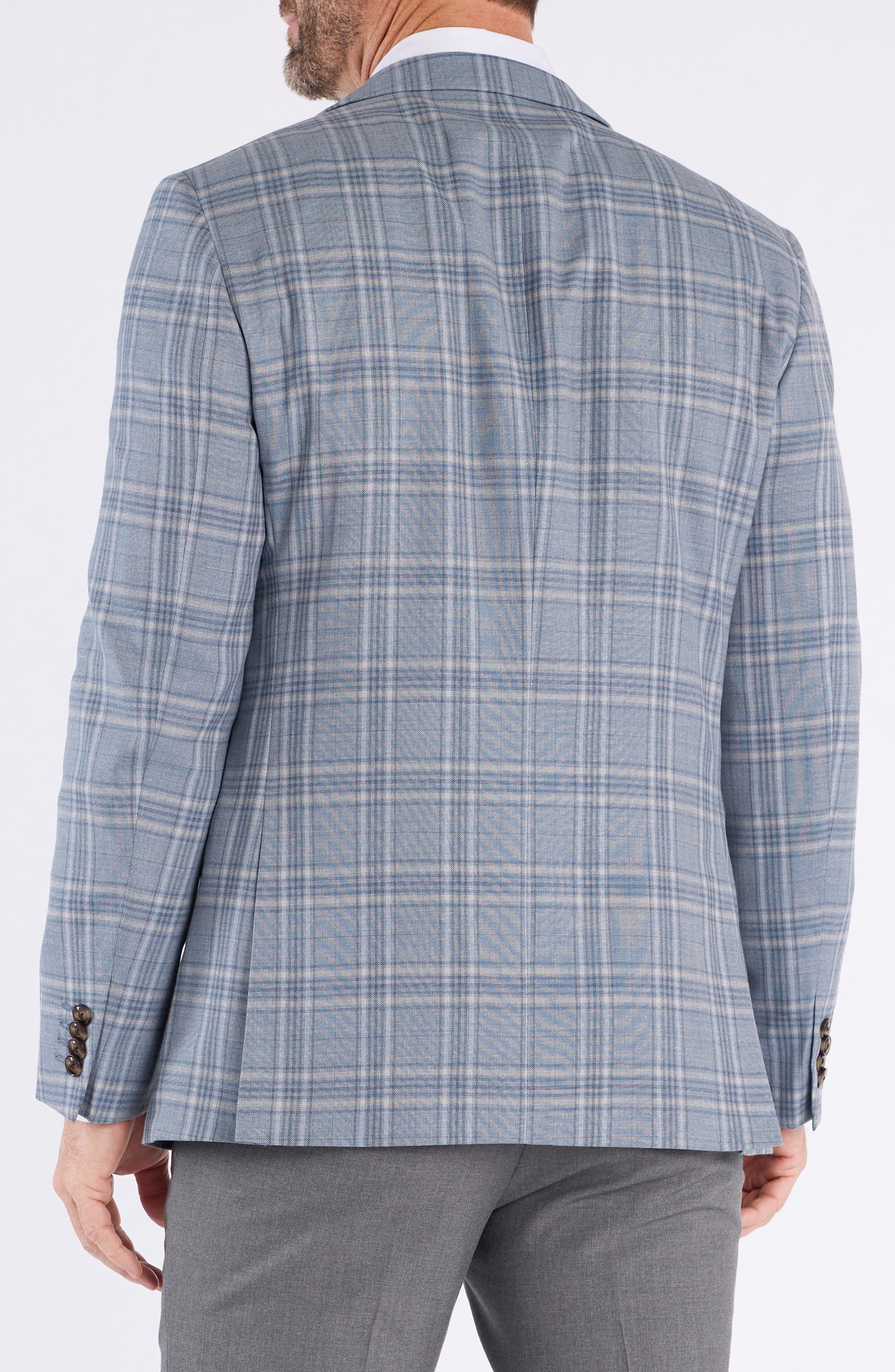 Plaid Wool Blend Sport Coat - image 2