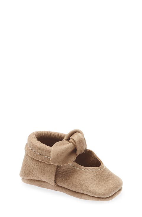 Kids' Knotted Bow Leather Mary Jane