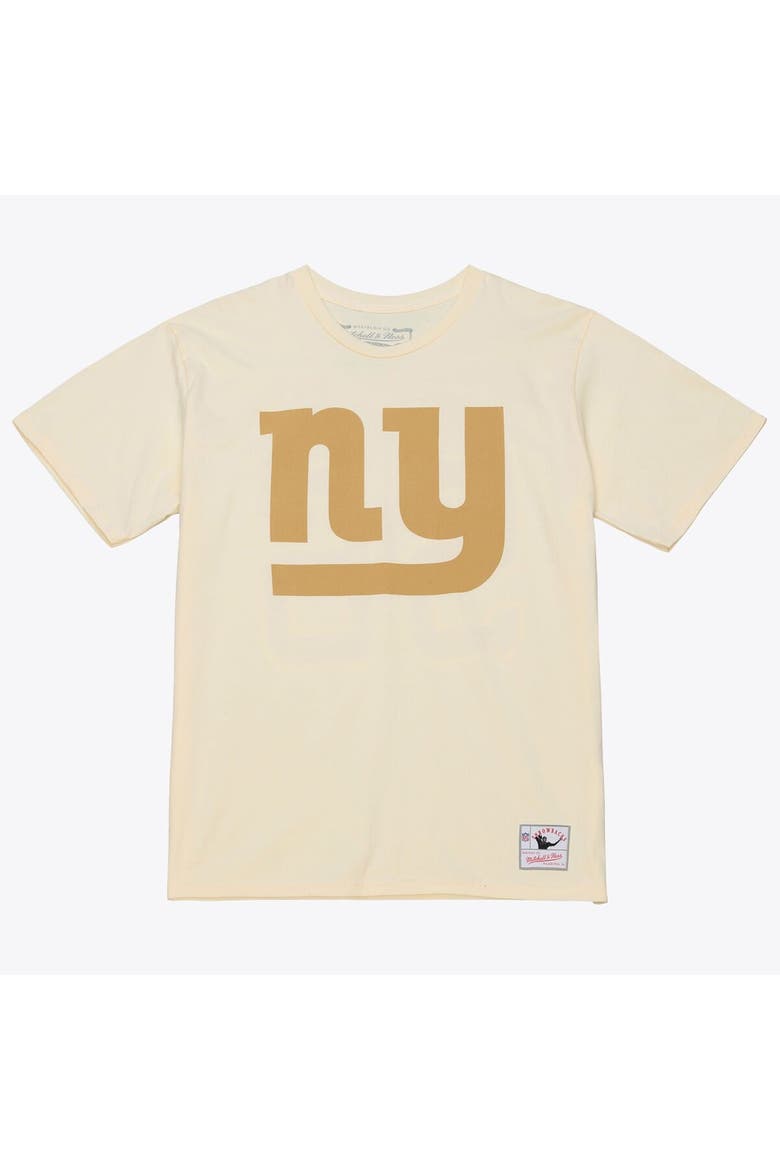 Men's Mitchell & Ness Lawrence Taylor Cream New York Giants Sandman Name & Number T-Shirt, Alternate, color, Cream